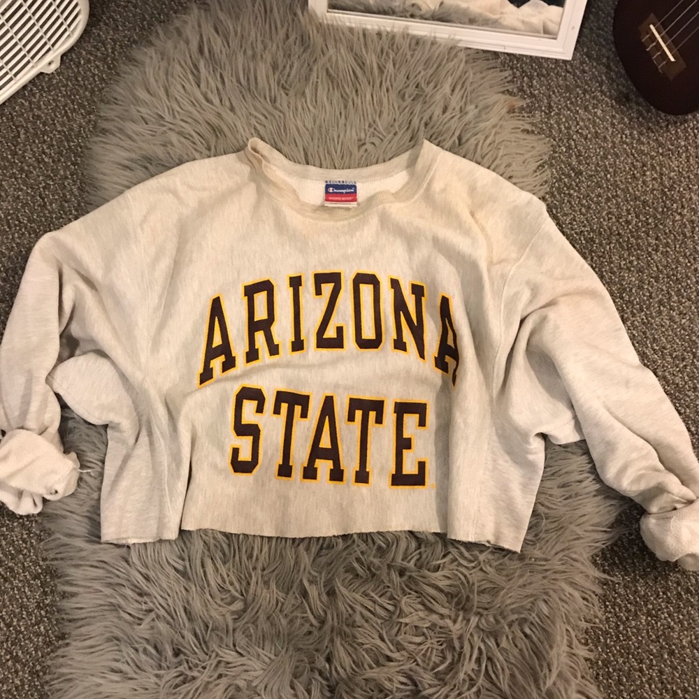 Arizona State Champion College Crop Crewneck